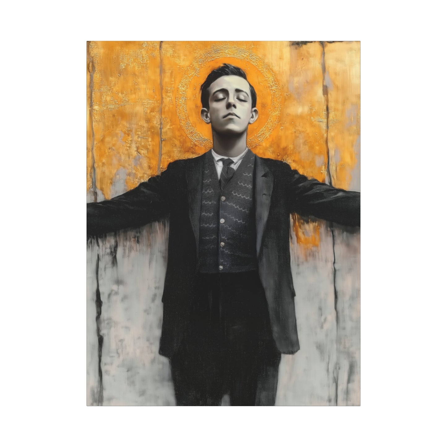 Blessed Miguel Pro- Gallery Wrapped Canvas - Print - Religious Art for your Home - Catholic Saint Art Print - Home Decor - Catholic Art