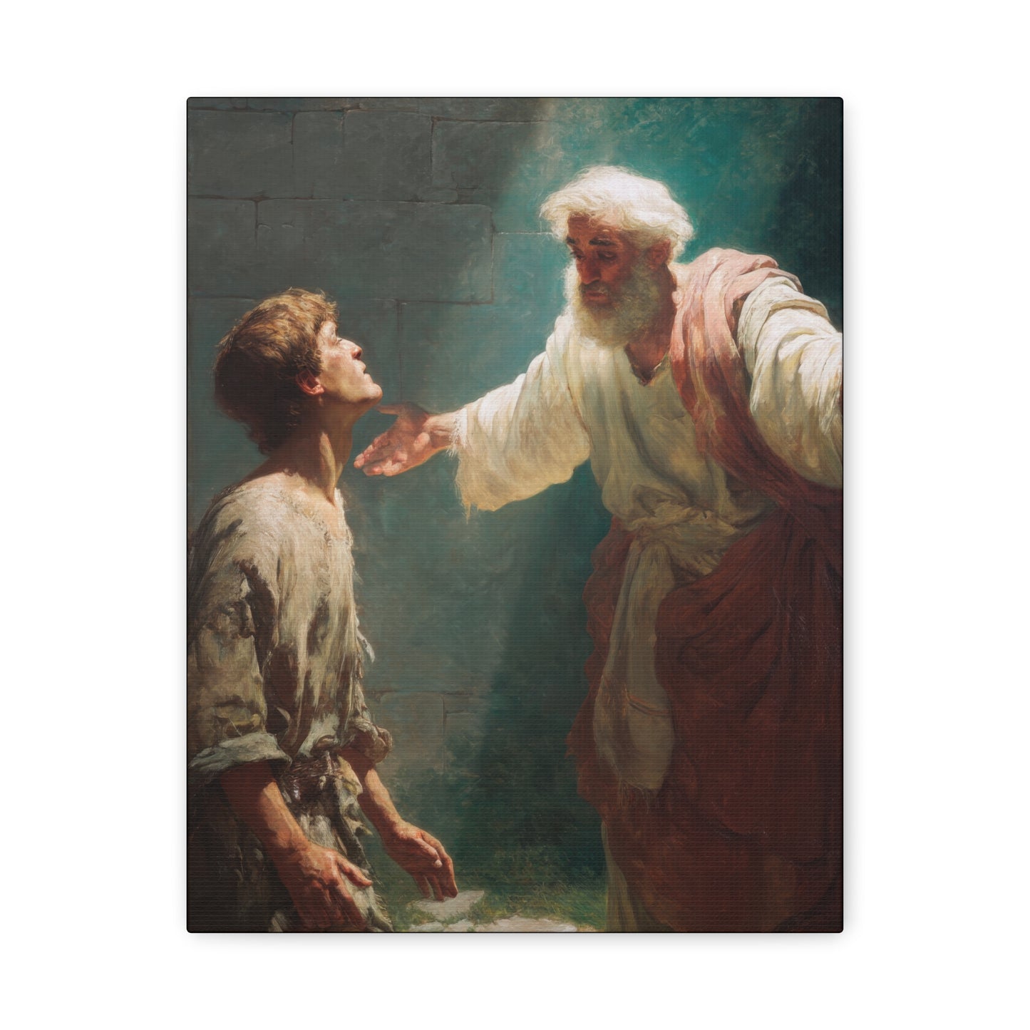 Homecoming of the Prodigal Son - Gallery Wrapped Canvas - Print - Religious Art for your Home - Catholic Art Print