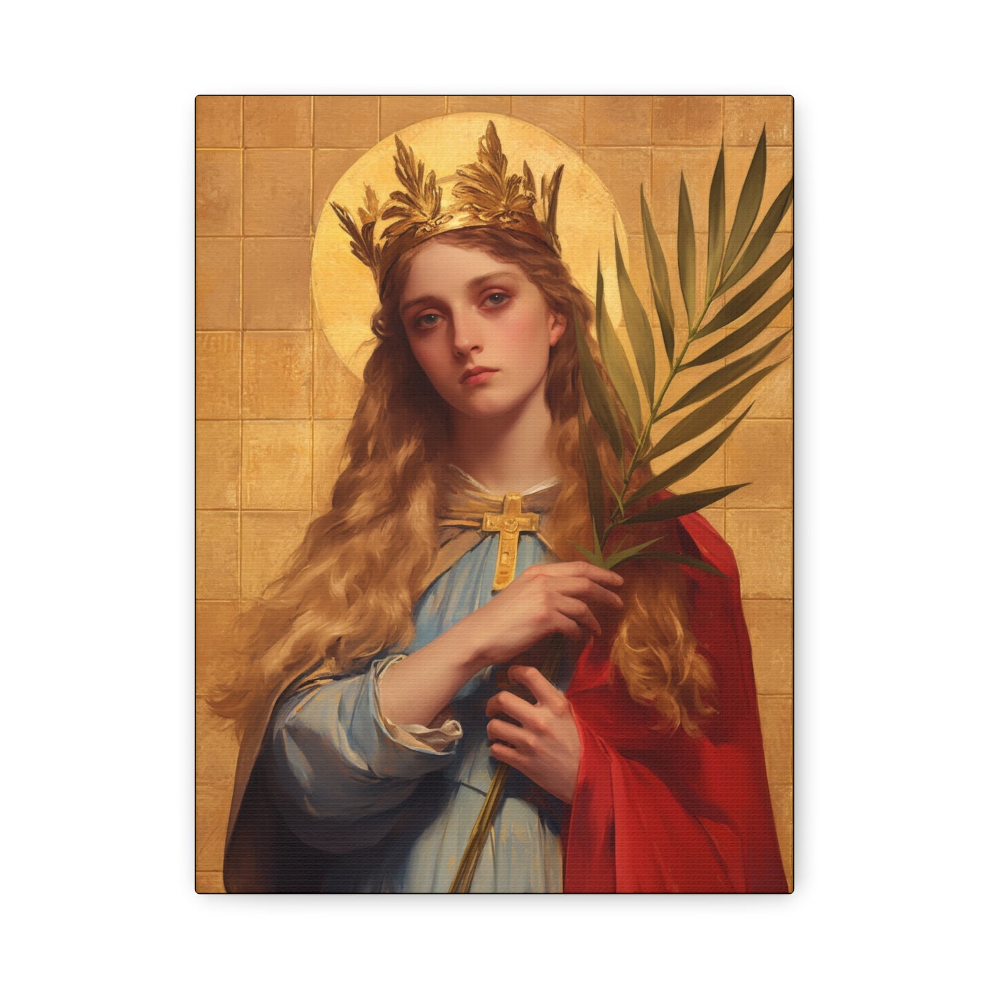 Saint Agrippina - Gallery Wrapped Canvas - Print - Religious Art for your Home - Catholic Art