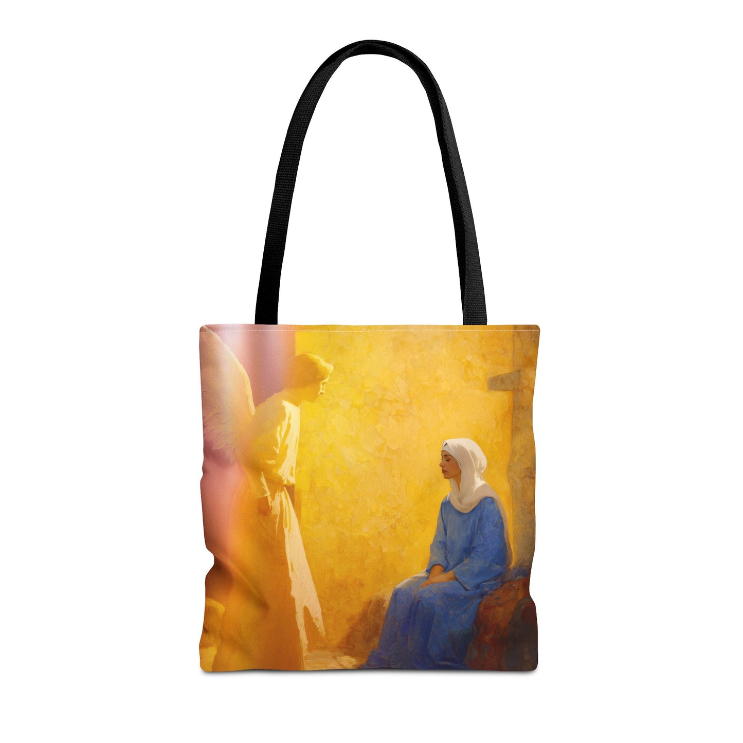 Mary's Yes - Quiet Fiat - Mother Mary - Marian Art - Tote Bag - Large Medium Small Faith Art Bag - Tote Purse