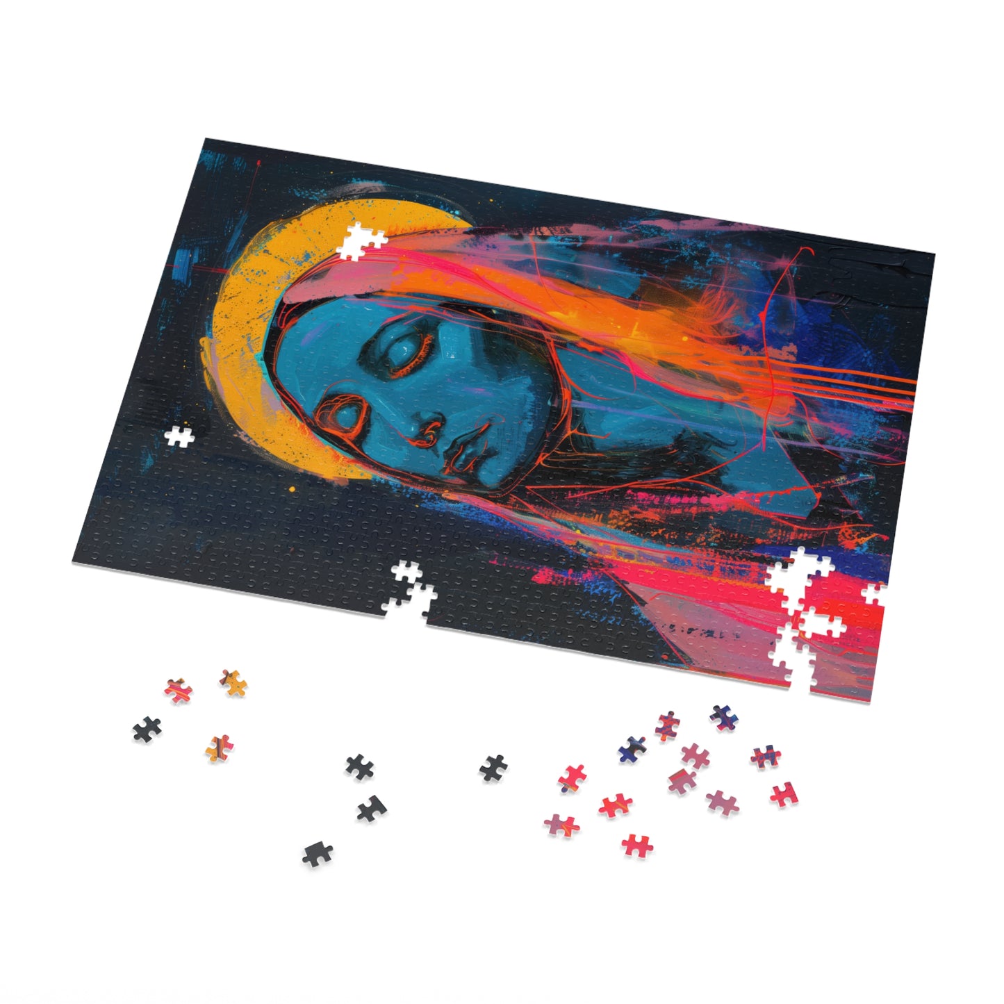 Mary, Mother of God _ Mother of Eternal Wisdom - Puzzle and Keepsake Tin - Religious (30, 110, 252, 500,1000) - Religious Catholic Puzzle