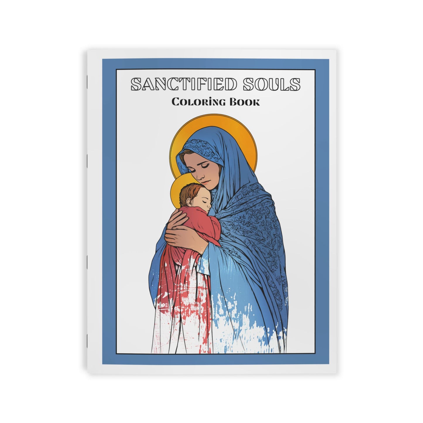 Catholic Saints Coloring Book for Kids | Christian Saint Coloring Pages | Homeschool Catholic Gift | Religious Coloring Book