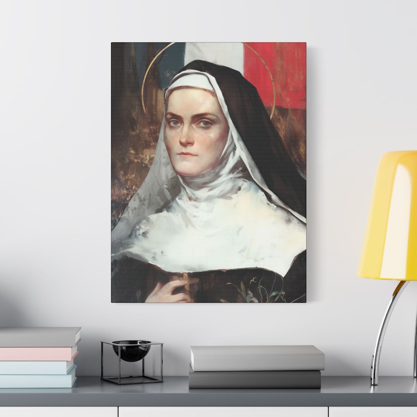 Saint Jeanne-Antide Thouret - Museum Wrapped Canvas - Print - Religious Art for your Home - Christian print - Prayer Room Art - Catholic