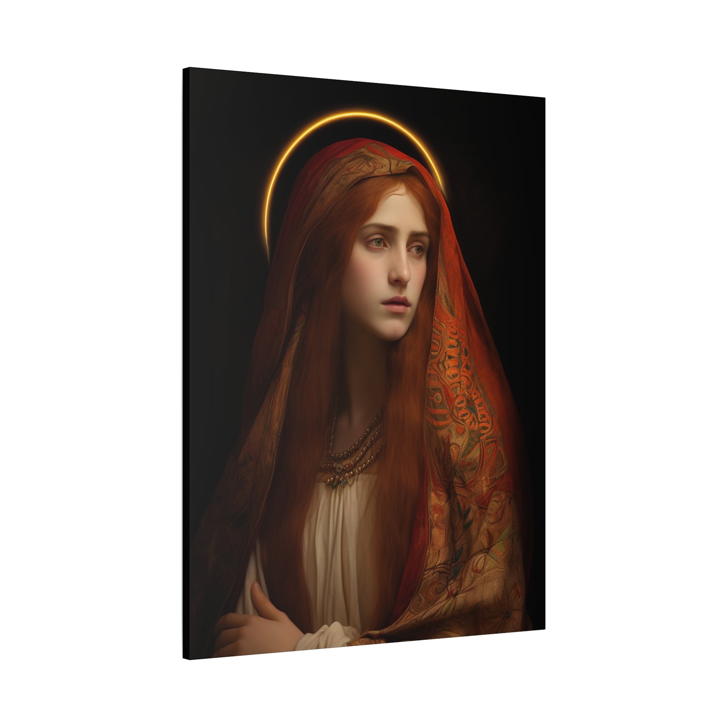The Beloved Disciple - Mary Magdalene's Devotion - Museum Wrapped Canvas - Sanctified Souls Print - Religious Art for your Home