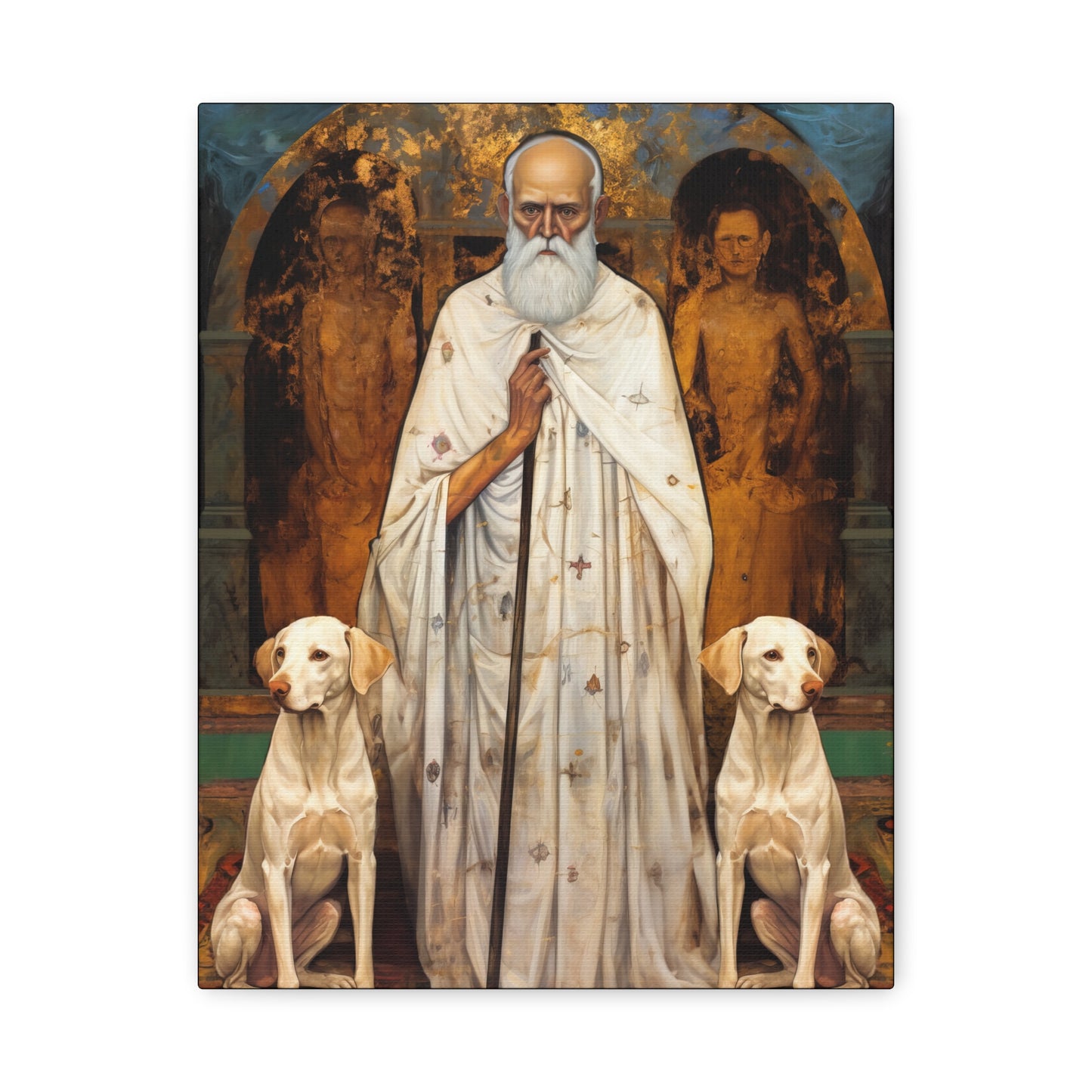 Saint Lazarus of Bethany Canvas Print - Multiple Sizes - Catholic Home art - Museum Wrapped Canvas - Sanctified Souls Print