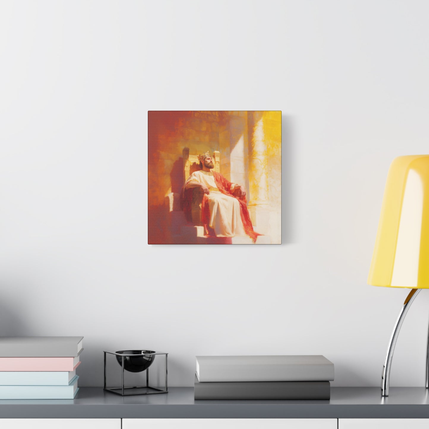 King Solomon: Keeper of God's Understanding - Gallery Wrapped Canvas - Print - Religious Art for your Home - Catholic Art
