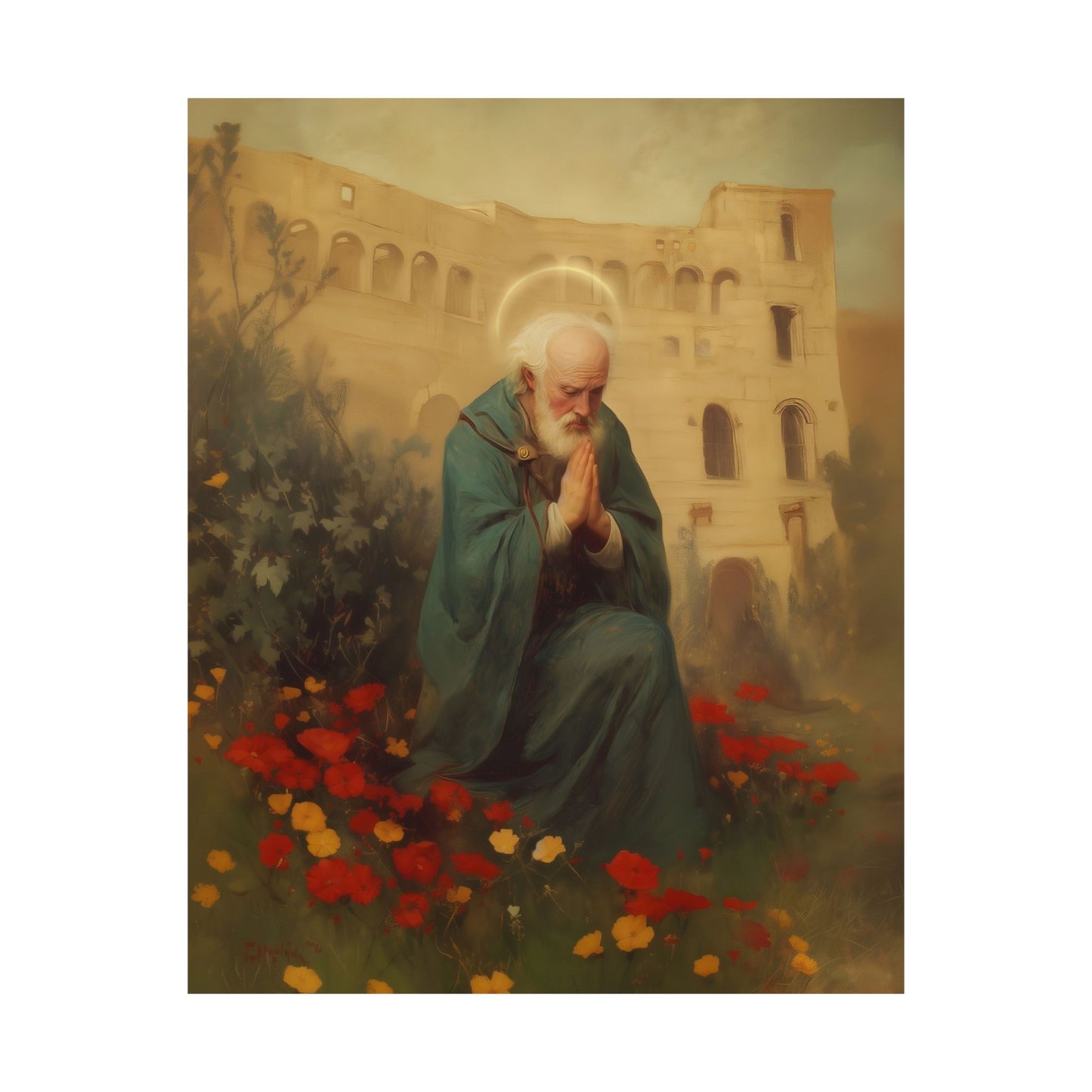 Saint Cyprian -  Catholic Art - Multiple Sizes - Premium Posters - Catholic Art - Christian Home - Catholic Saint Art