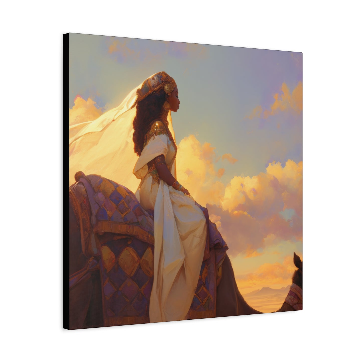 Queen of Sheba - Gallery Wrapped Canvas - Print - Religious Art for your Home - Catholic Art