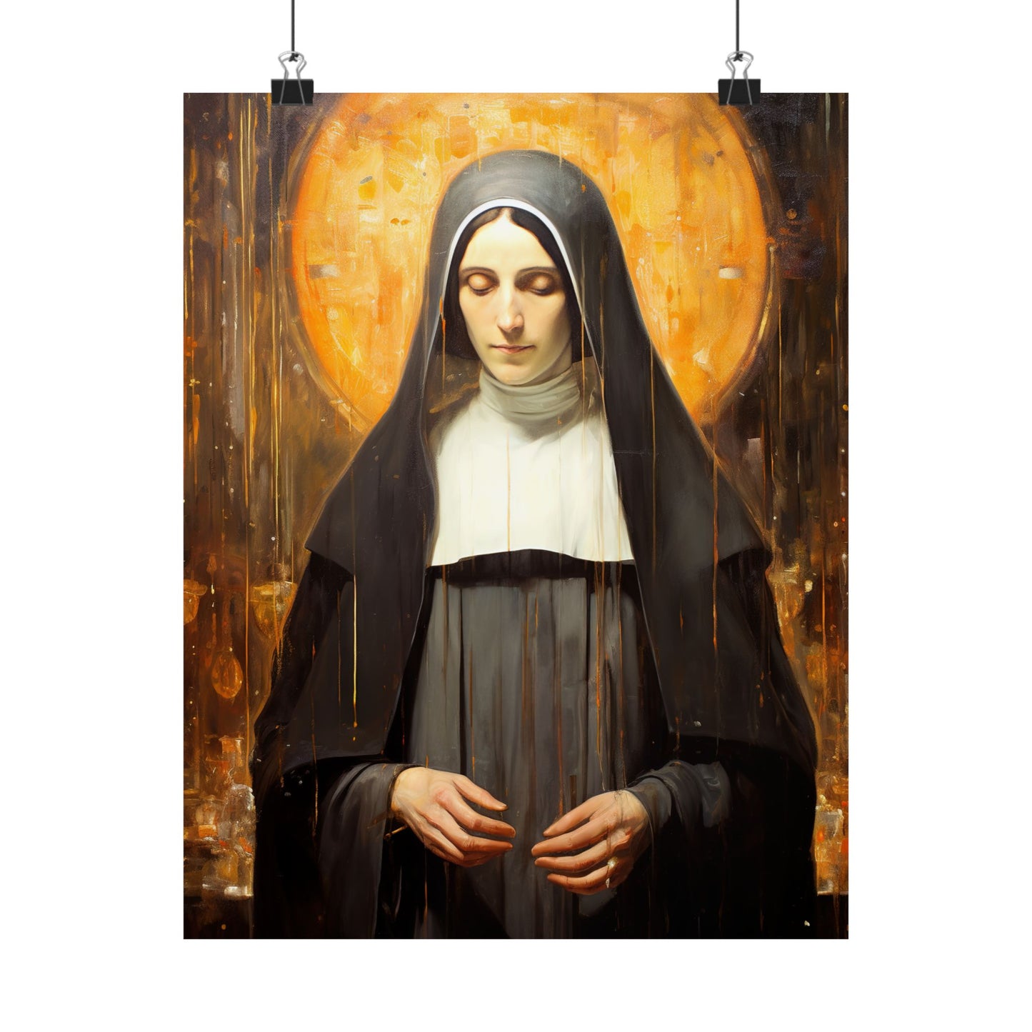 Saint Alice Print - Sanctified Souls Print - Multiple Sizes - Premium Matte Vertical Posters