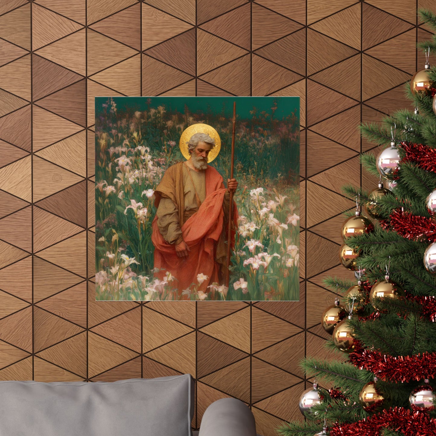 Saint James the Lesser  - Sanctified Souls Print - Multiple Sizes - Premium Posters - Catholic Art - Christian Home Decor Artwork