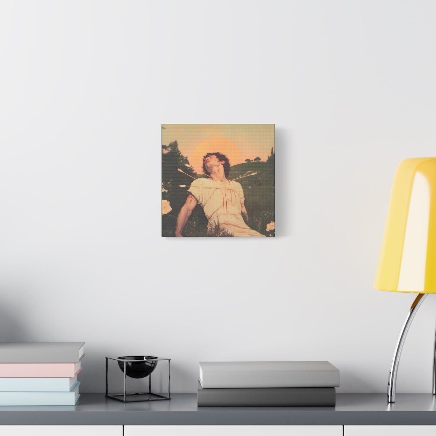 Saint Sebastian -  Museum Wrapped Canvas - Sanctified Souls Print - Religious Art for your Home - Catholic Patron Saint Art