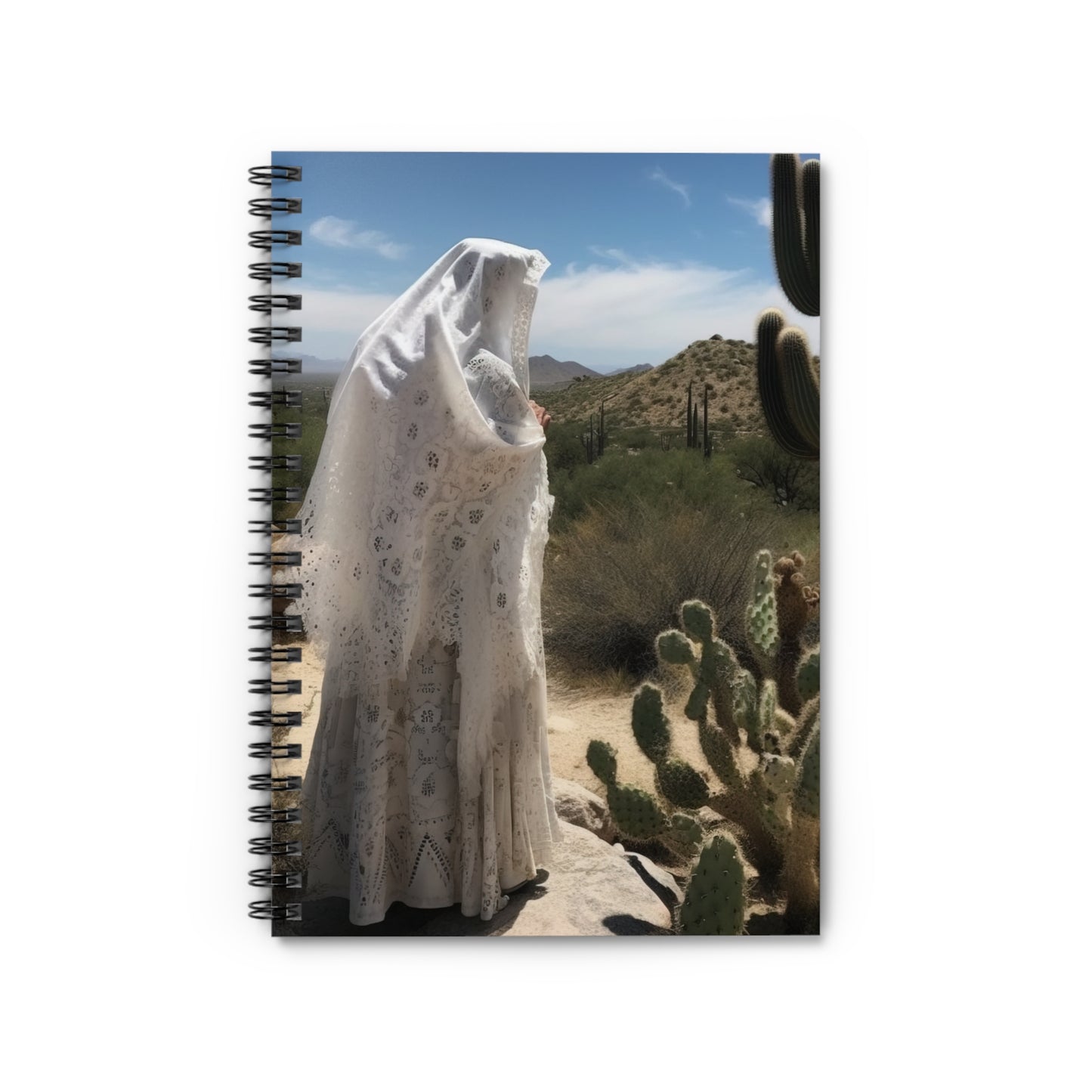 Saint Amma Sarah of the Desert Journal - Sanctified Souls Art - Religious Based Notebook - Spiral Notebook - Ruled Line