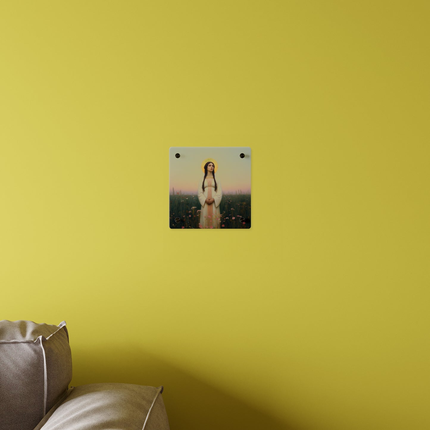 Saint Sabina Wall Art Panel - Ready to Hang Acrylic Print - Catholic Saint Art - Patron Saint Print - No Frame needed