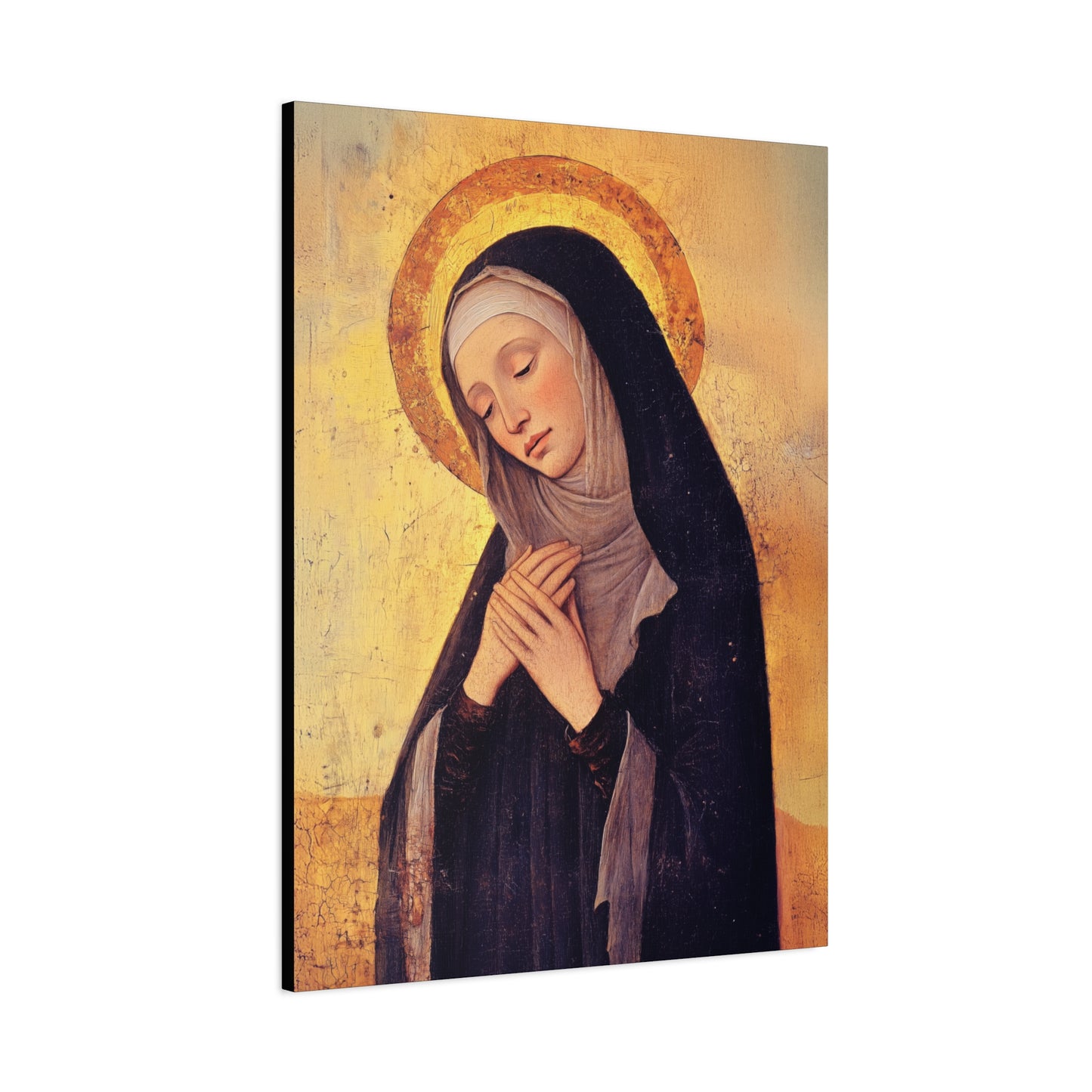 Saint Syncletica of Alexandria - Desert Mother - Gallery Wrapped Canvas - Print - Religious Art for your Home - Catholic