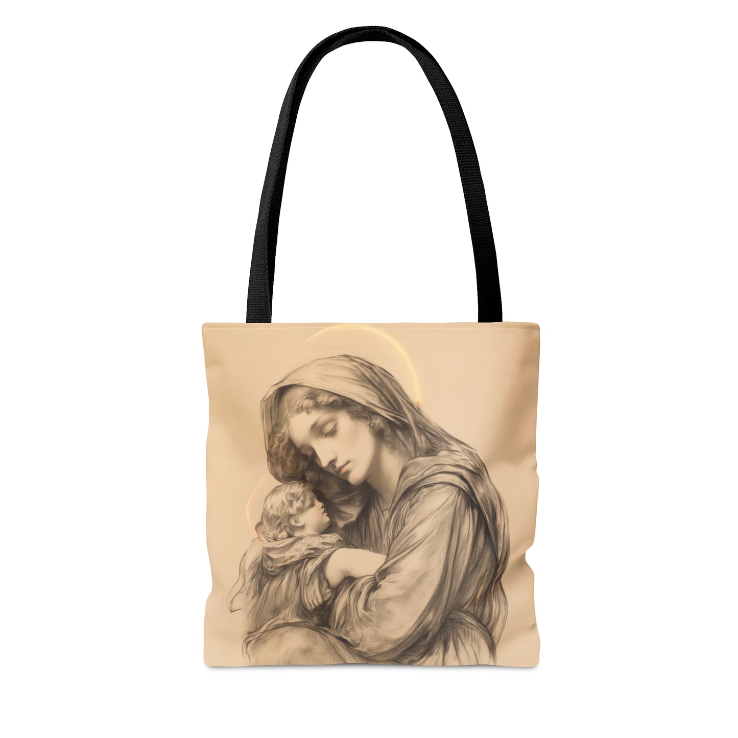 Grace Unveiled - The Nativity of the Virgin Mary Tote Bag - Large Medium Small Faith Art Bag - Catholic Faith Purse - Religious - Bible Bag