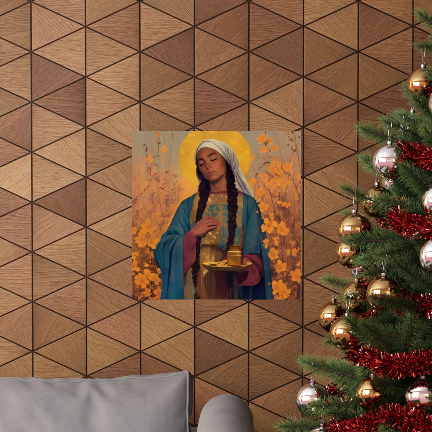 Saint Hermione of Ephesus - Sanctified Souls Print - Multiple Sizes - Premium Matte Vertical Posters