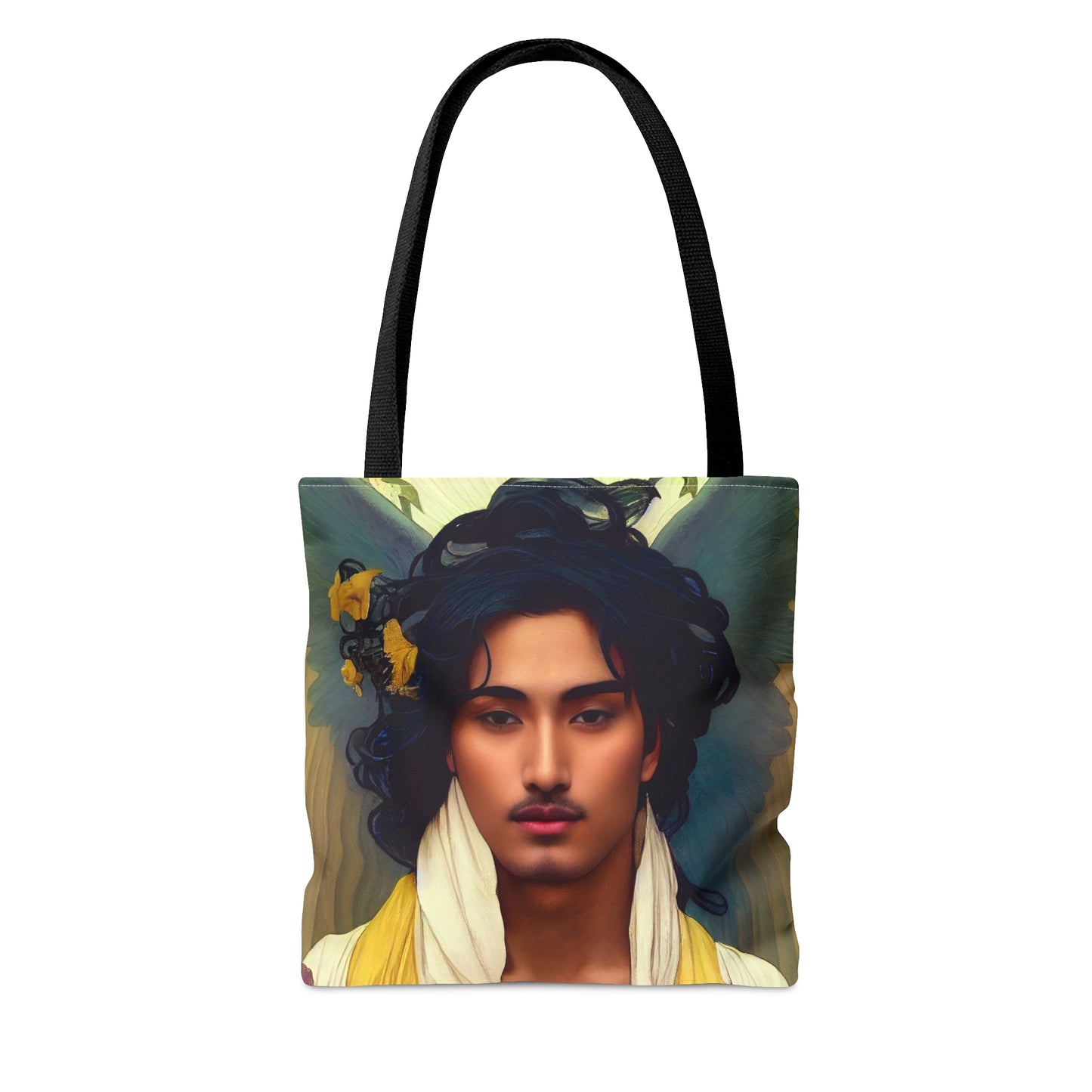 The Archangel Michael Tote Bag - Large Medium Small - Art Bag -  Guardian Angel Double Sided Purse - Carry All Bag - Spiritual Gift - Divine