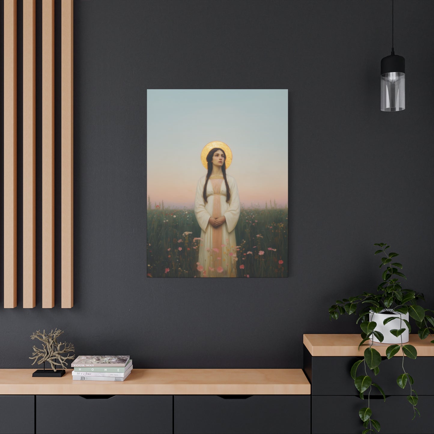 Saint Sabina-  Museum Wrapped Canvas - Sanctified Souls Print - Religious Art for your Home - Catholic Patron Saint Art