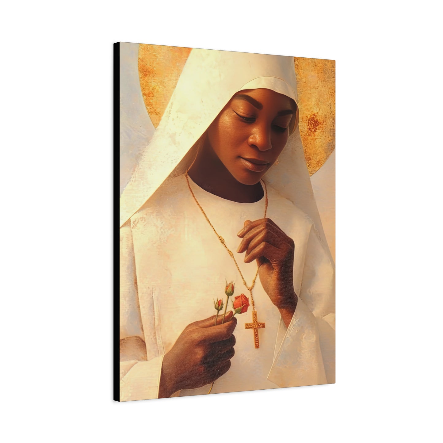Blessed Marie-Clementine Anuarite Nengapeta - Gallery Wrapped Canvas - Print - Religious Art for your Home - Catholic art print