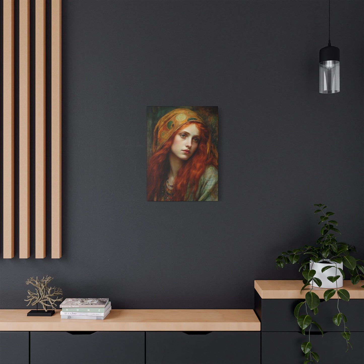 Mary Magdalene's Inner Peace Canvas Print - Multiple Sizes - Museum Wrapped - Mary Magdalene Portrait Art