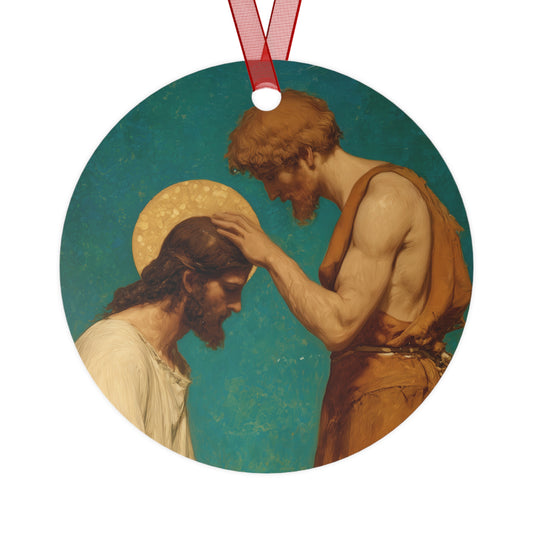 Saint John the Baptist, The Prophet and the Promise  - Ornament - Religious Holiday Christmas Ornament and Keepsake - Double sided