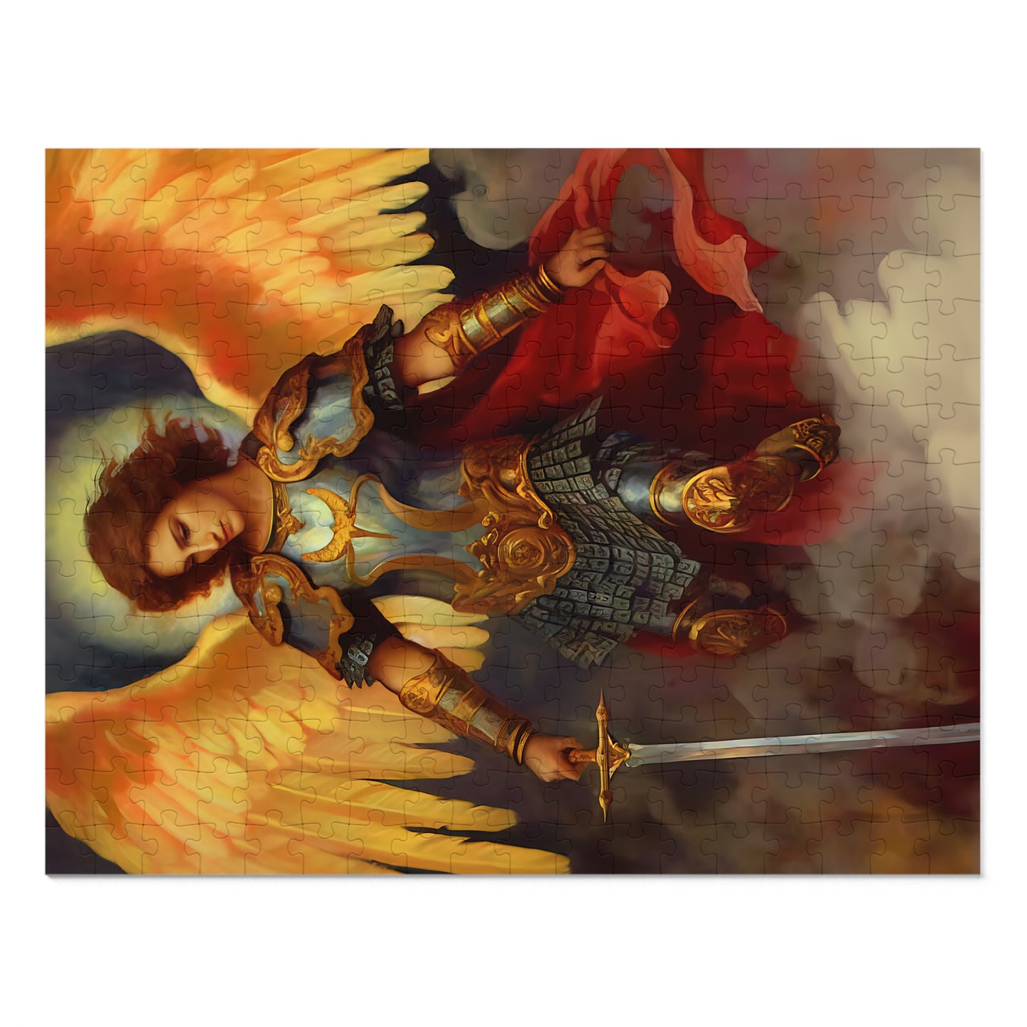 Saint Michael the Archangel - Puzzle and Keepsake Tin - Religious Jigsaw Puzzle (30, 110, 252, 500,1000-Piece) - Religious Puzzle