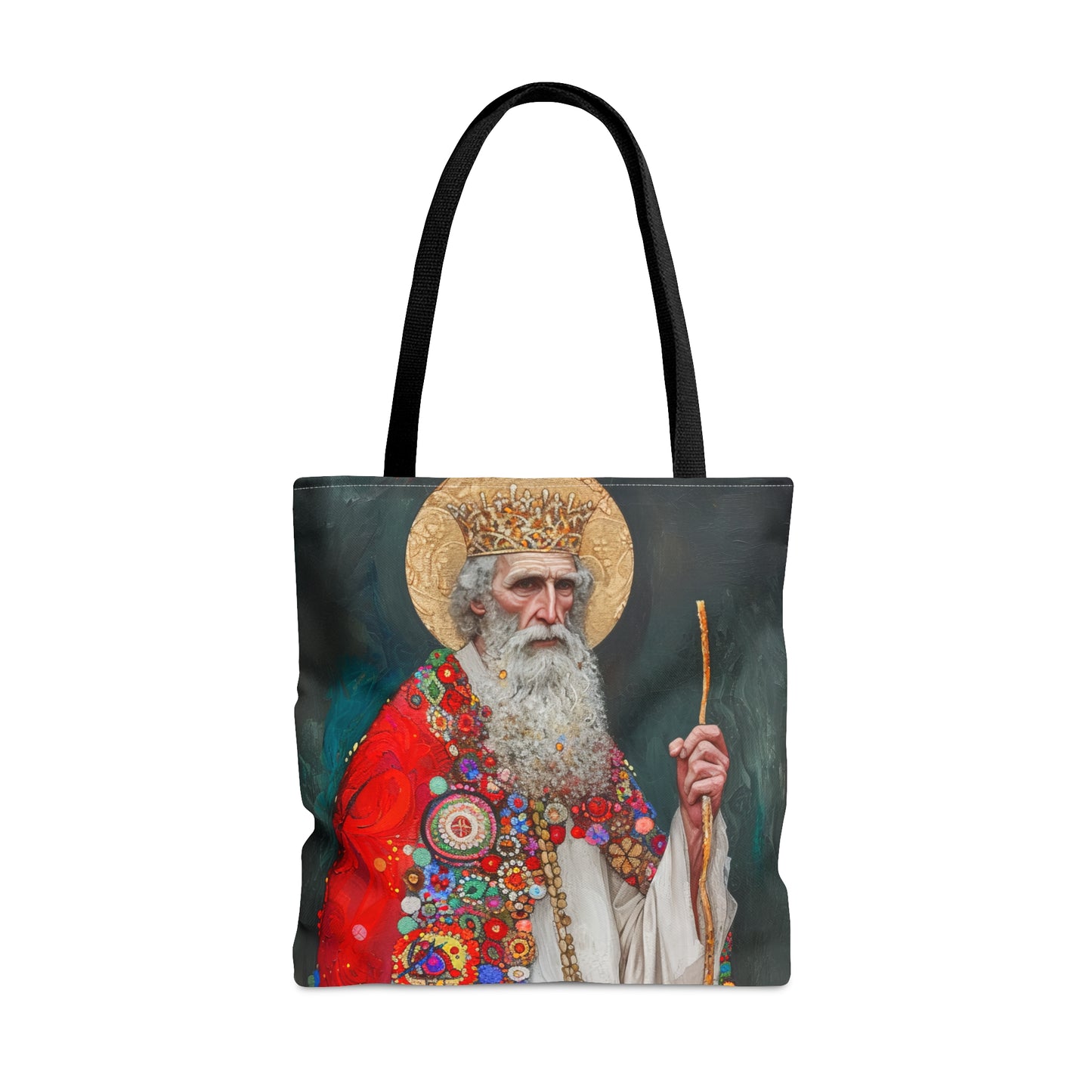 Saint Richard - Purse - Three sizes - Large Medium Small Faith Art Bag - Catholic purse - Double Sided - Patron Saint Artwork
