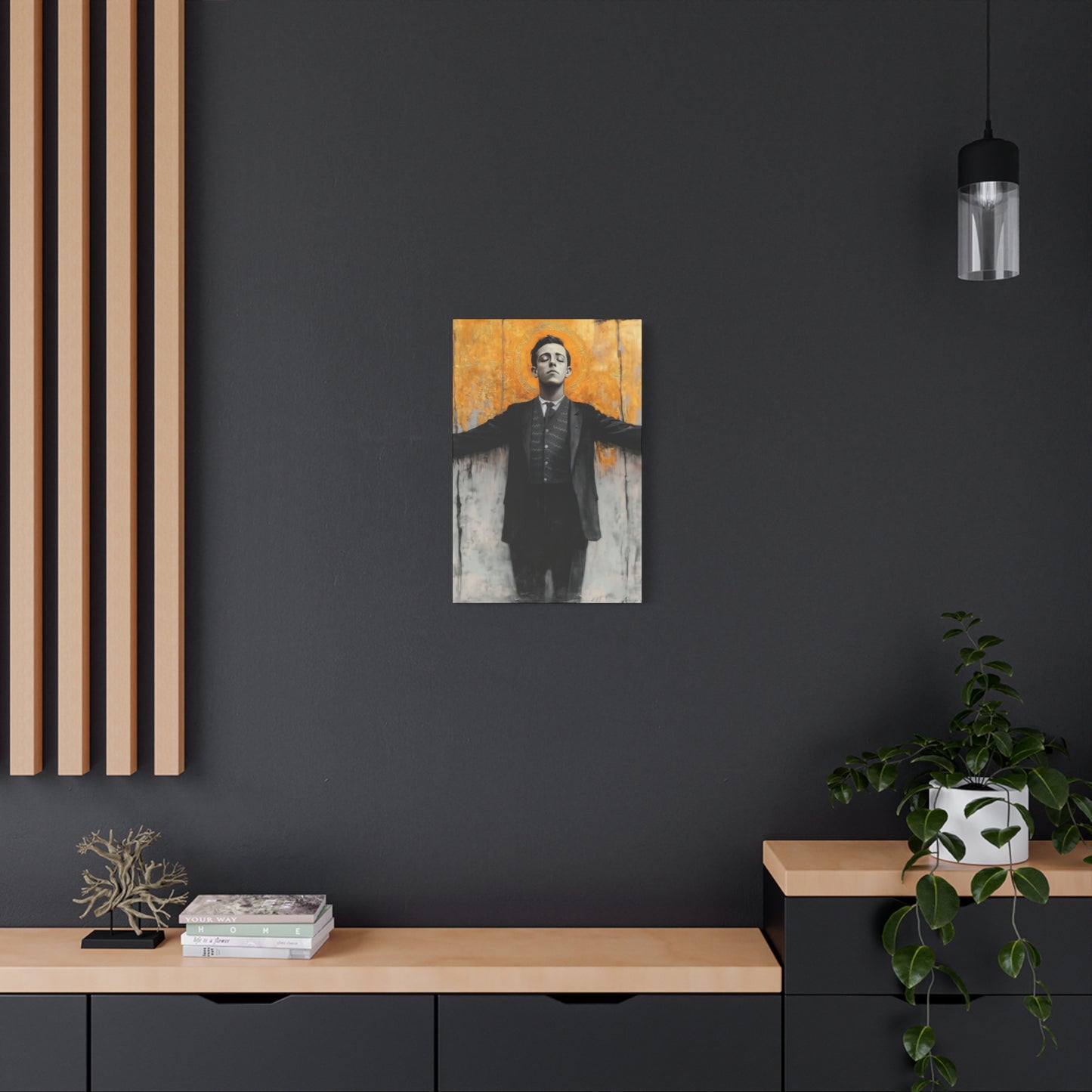 Blessed Miguel Pro- Gallery Wrapped Canvas - Print - Religious Art for your Home - Catholic Saint Art Print - Home Decor - Catholic Art