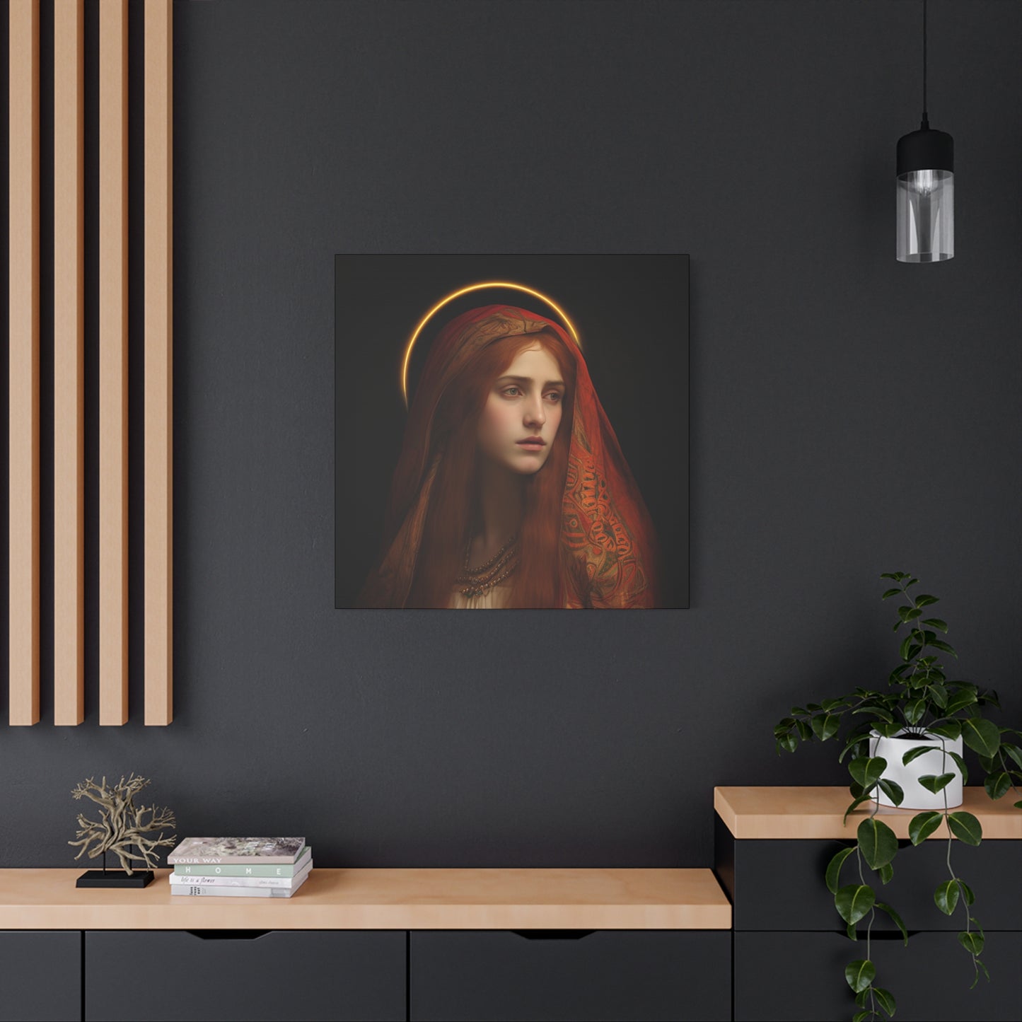 The Beloved Disciple - Mary Magdalene's Devotion - Museum Wrapped Canvas - Sanctified Souls Print - Religious Art for your Home