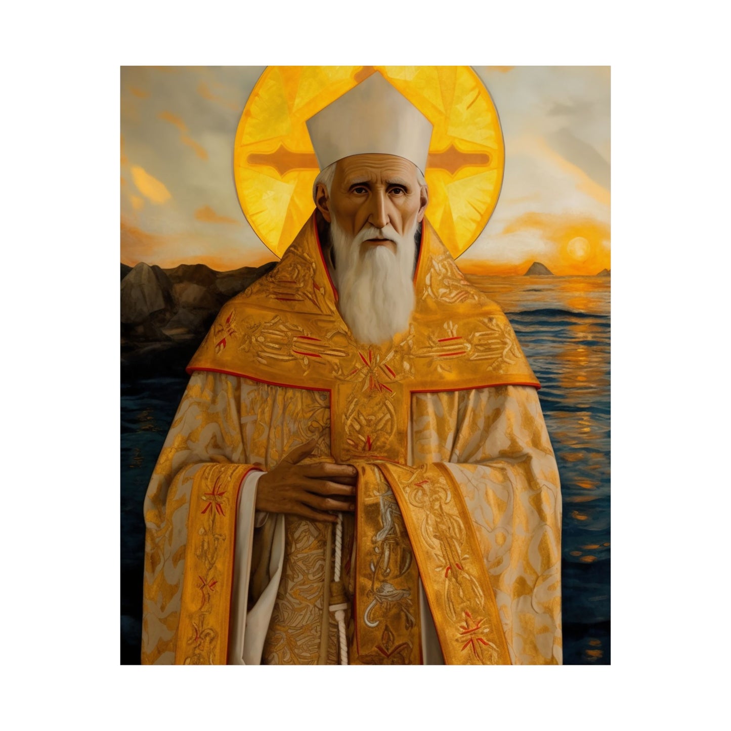 Saint Innocent of Alaska - Sanctified Souls Print - Multiple Sizes - Premium Matte Vertical Posters