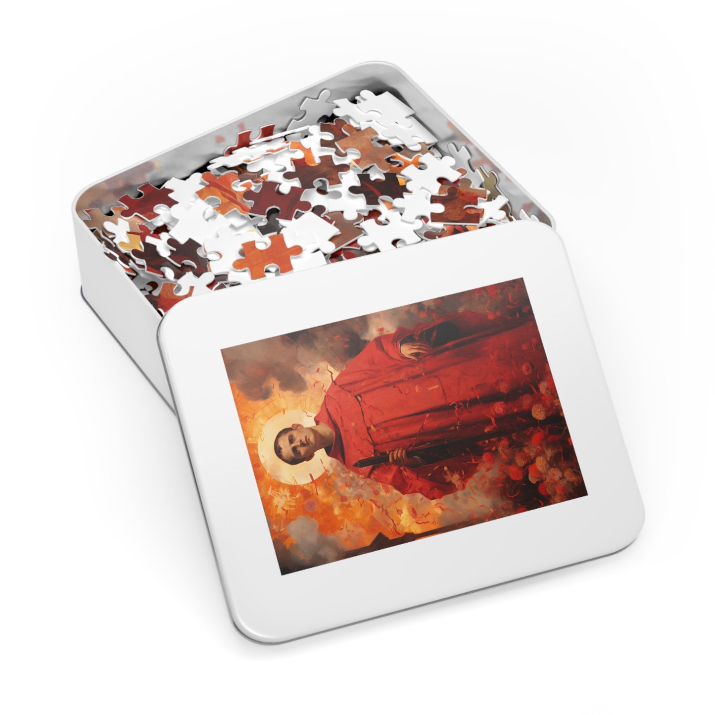 Saint Lawrence - Puzzle and Keepsake Tin - Religious Jigsaw Puzzle (30, 110, 252, 500,1000-Piece) - Religious Puzzle