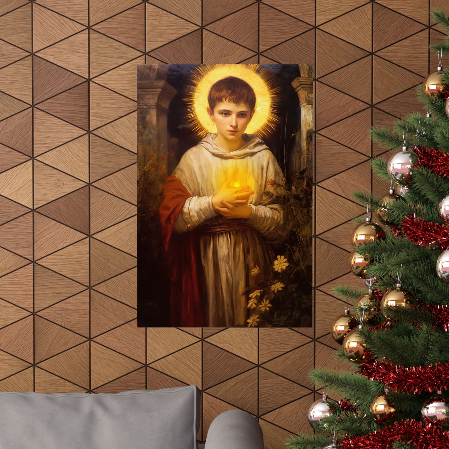Saint Tarsicius Print - Sanctified Souls Print - Multiple Sizes - Premium Matte Vertical Posters
