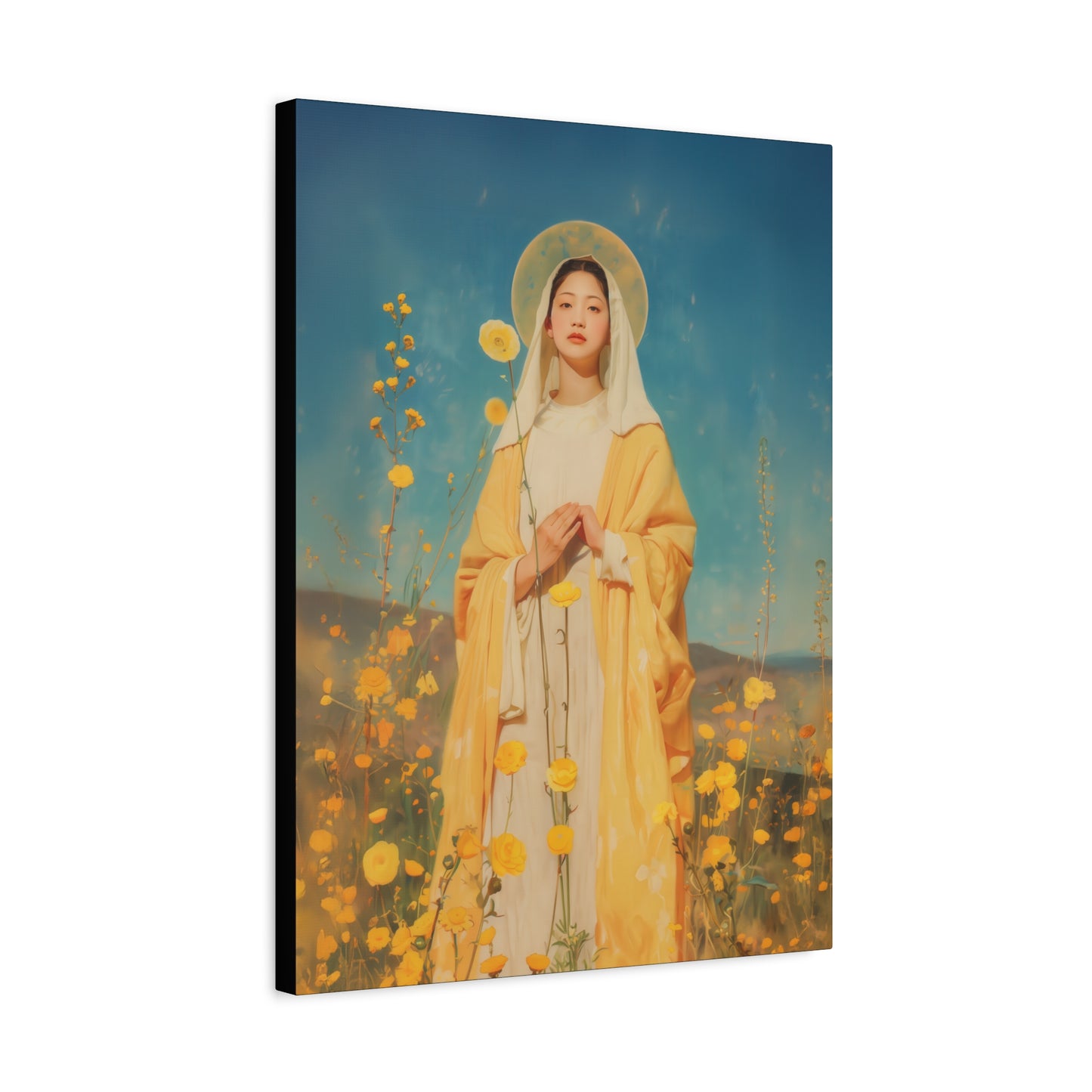 Saint Agatha Lin - Gallery Wrapped Canvas - Print - Religious Art for your Home - Catholic Art