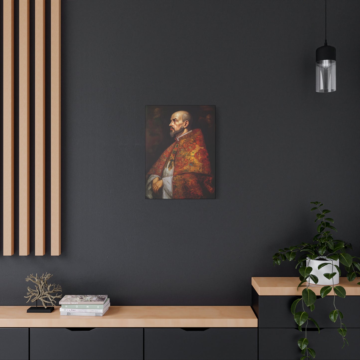 Saint Ignatius of Loyola Canvas Print - Multiple Sizes - Catholic Home art - Museum Wrapped Canvas - Sanctified Souls Print