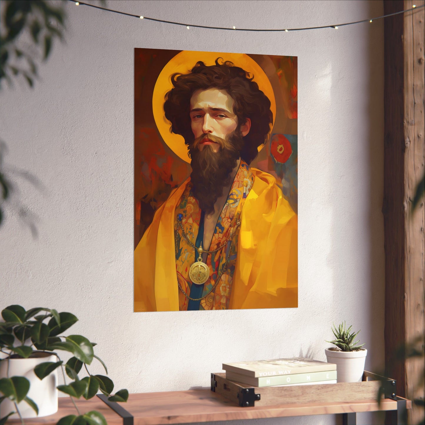 Saint James the Greater - Apostle - Sanctified Souls Print - Multiple Sizes - Premium Matte Vertical Posters