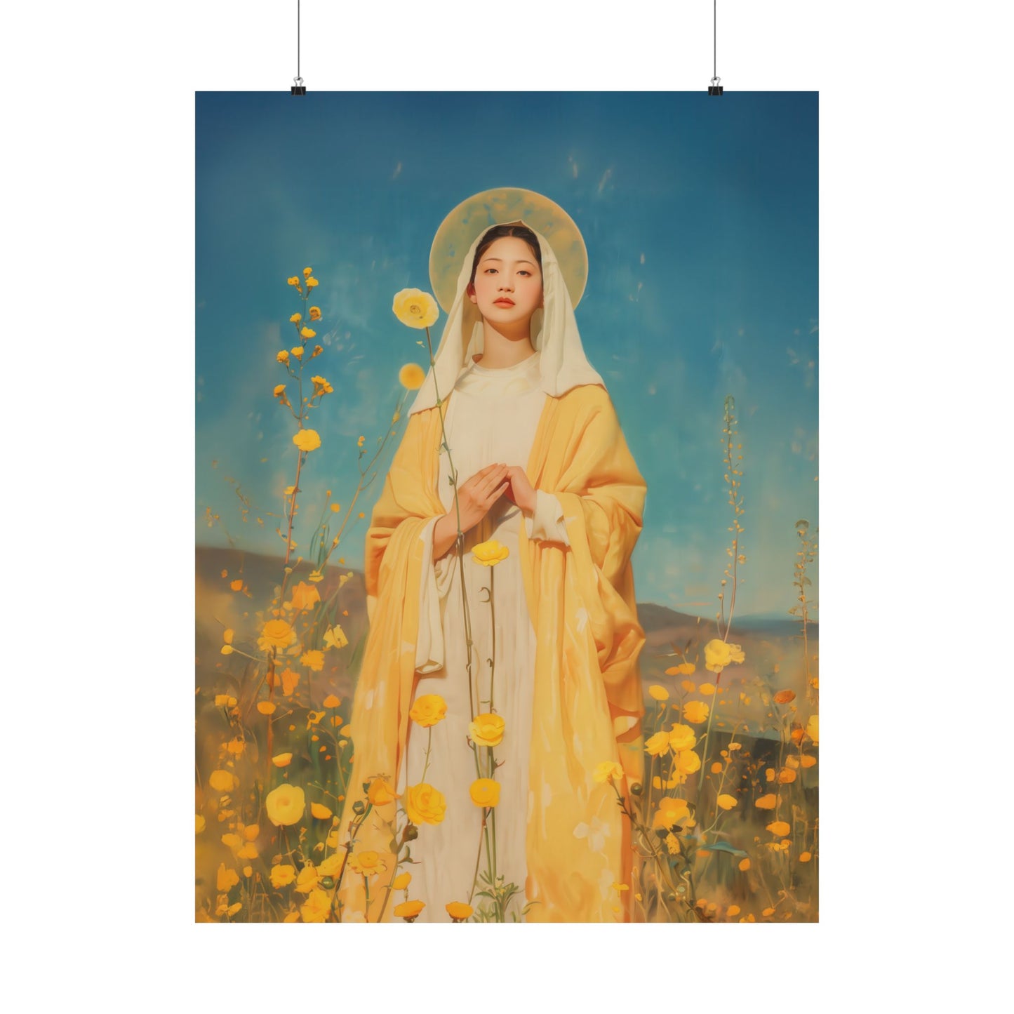 Saint Agatha Lin - Sanctified Souls Print - Multiple Sizes - Premium Matte Vertical Posters