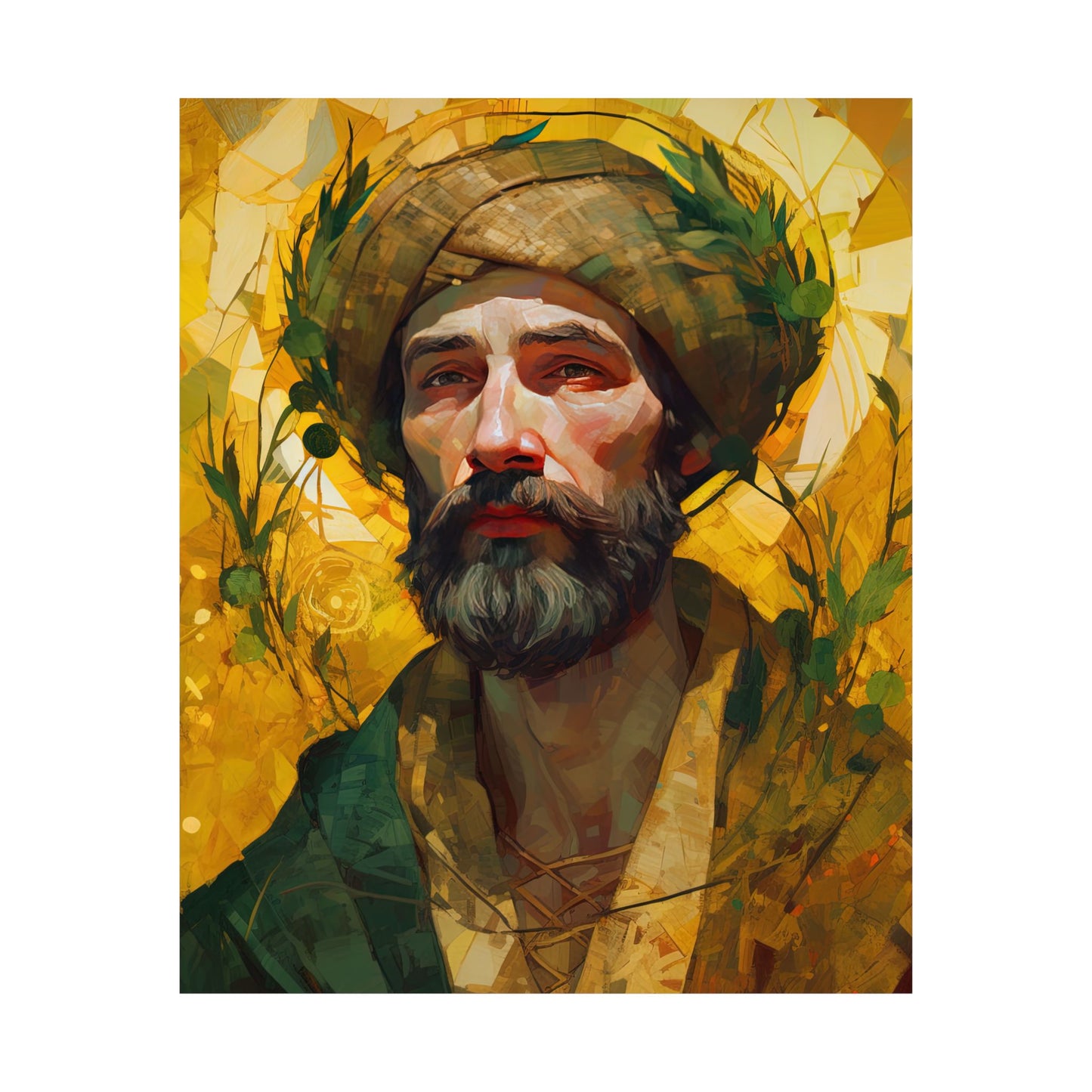 Saint Isidore the Farmer - Sanctified Souls Print - Multiple Sizes - Premium Matte Vertical Posters