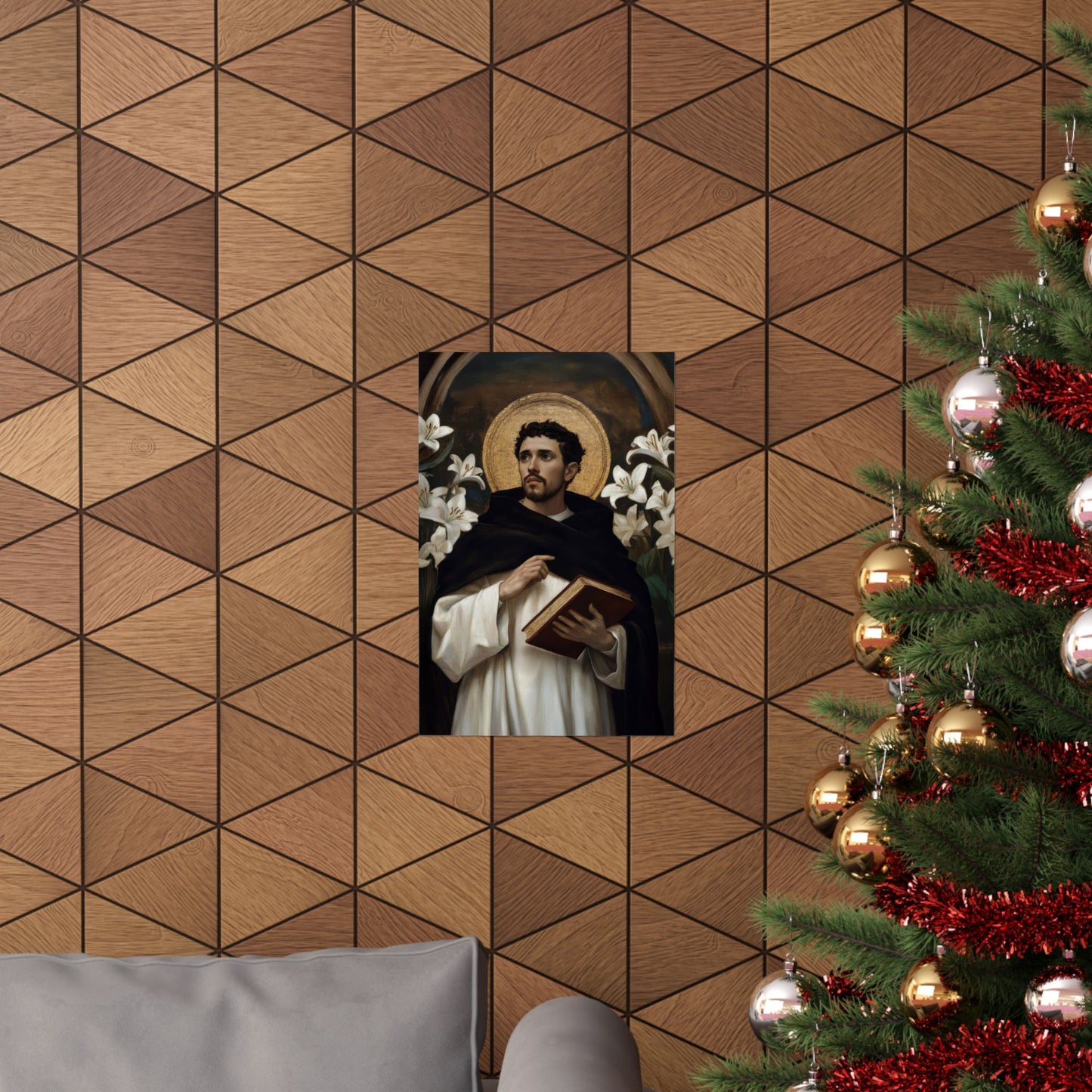 Saint Dominic - Sanctified Souls Print - Multiple Sizes - Premium Posters - Catholic Art - Christian Home Decor Artwork