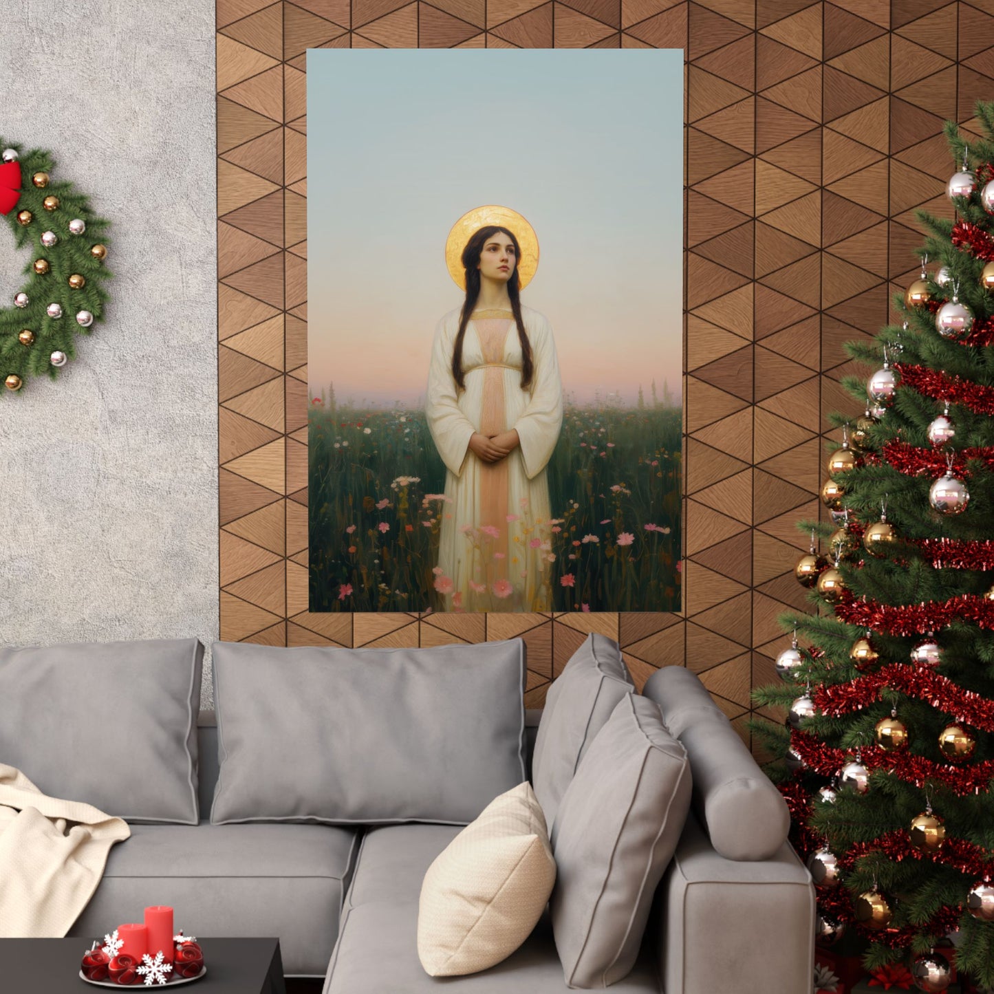 Saint Sabina - Sanctified Souls Print - Multiple Sizes - Premium Matte Vertical Posters - Patron Saint Art