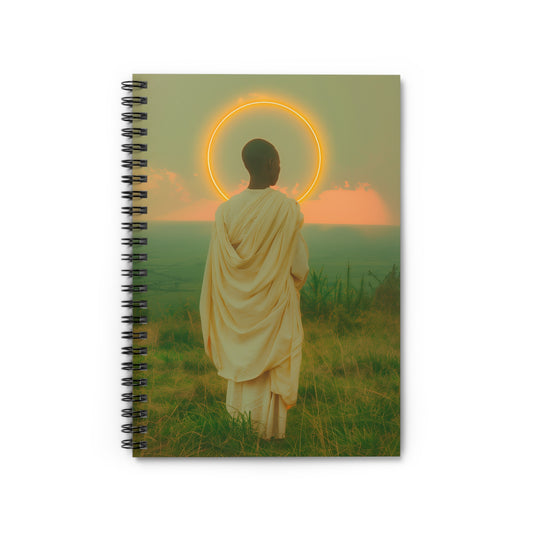 Saint Charles Lwanga - Sanctified Souls Art - Religious Based Notebook - Spiral Notebook - Prayer journal