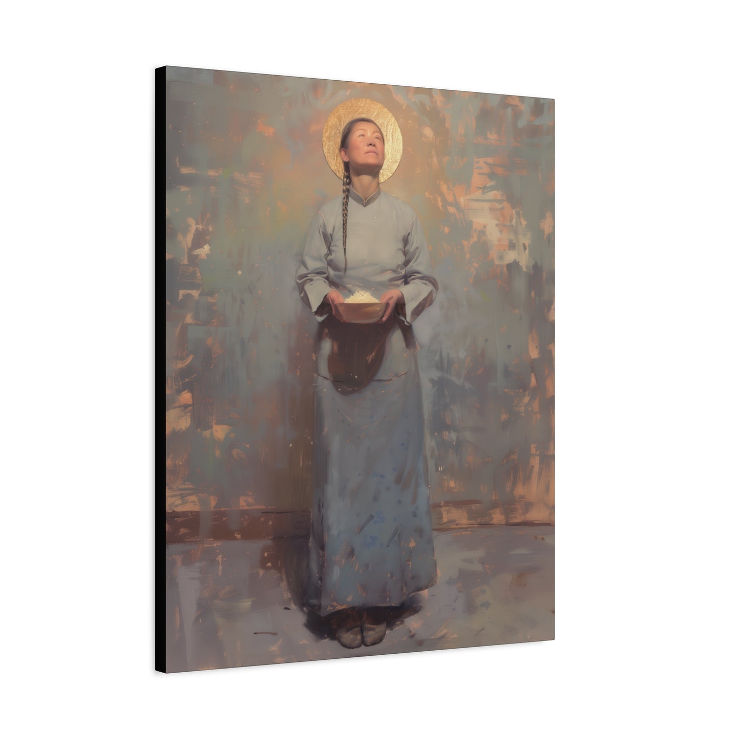 Saint Martha Wang - Chinese Martyr Saint  - Gallery Wrapped Canvas - Print - Religious Art for your Home - Catholic Art