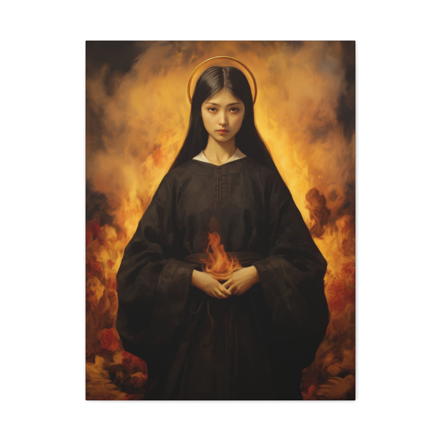 Blessed Mary Magdalen Kiota - Museum Wrapped Canvas - Print - Religious Art for your Home - Christian print - Prayer Room Catholic Saint