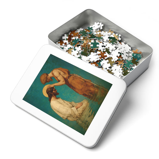 Saint John the Baptist, The Prophet and the Promise - Puzzle & Keepsake Tin - Religious Jigsaw Puzzle (30, 110, 252, 500,1000-Piece)