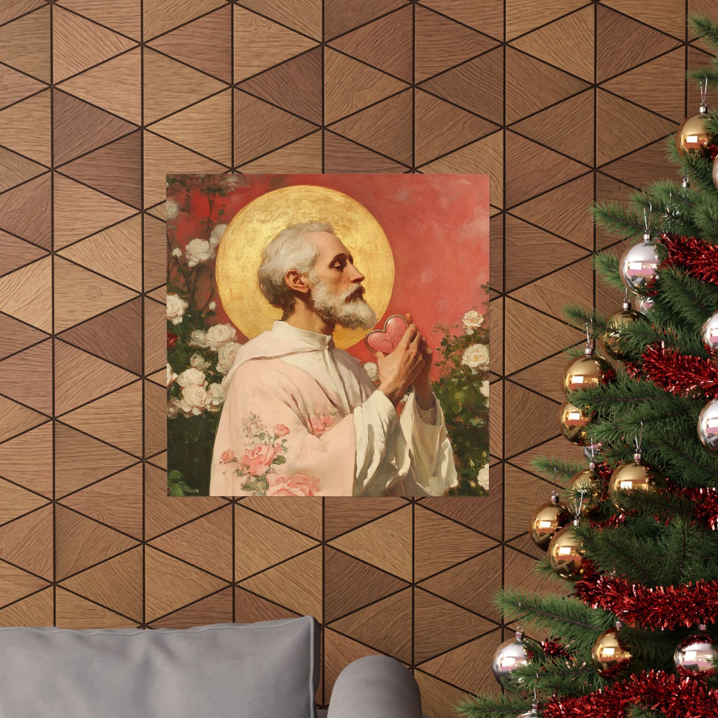 Saint Valentine -  Catholic Art - Multiple Sizes - Premium Posters - Catholic Art - Christian Home - Catholic Saint Art