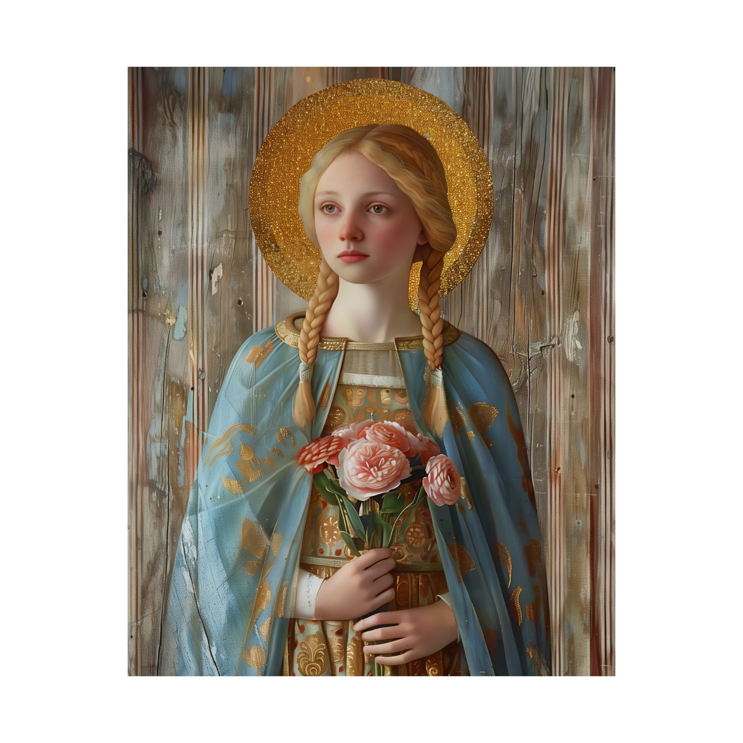 Saint Fina / Seraphina Print - Sanctified Souls Print - Multiple Sizes - Premium Matte Vertical Posters