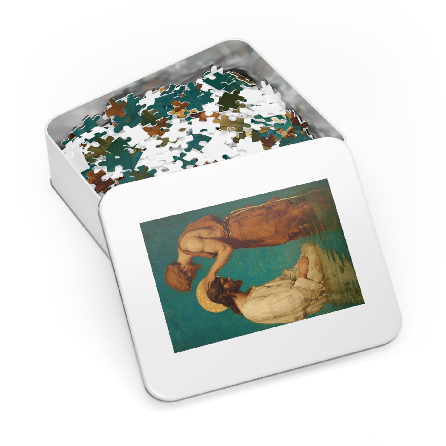 Saint John the Baptist, The Prophet and the Promise - Puzzle & Keepsake Tin - Religious Jigsaw Puzzle (30, 110, 252, 500,1000-Piece)