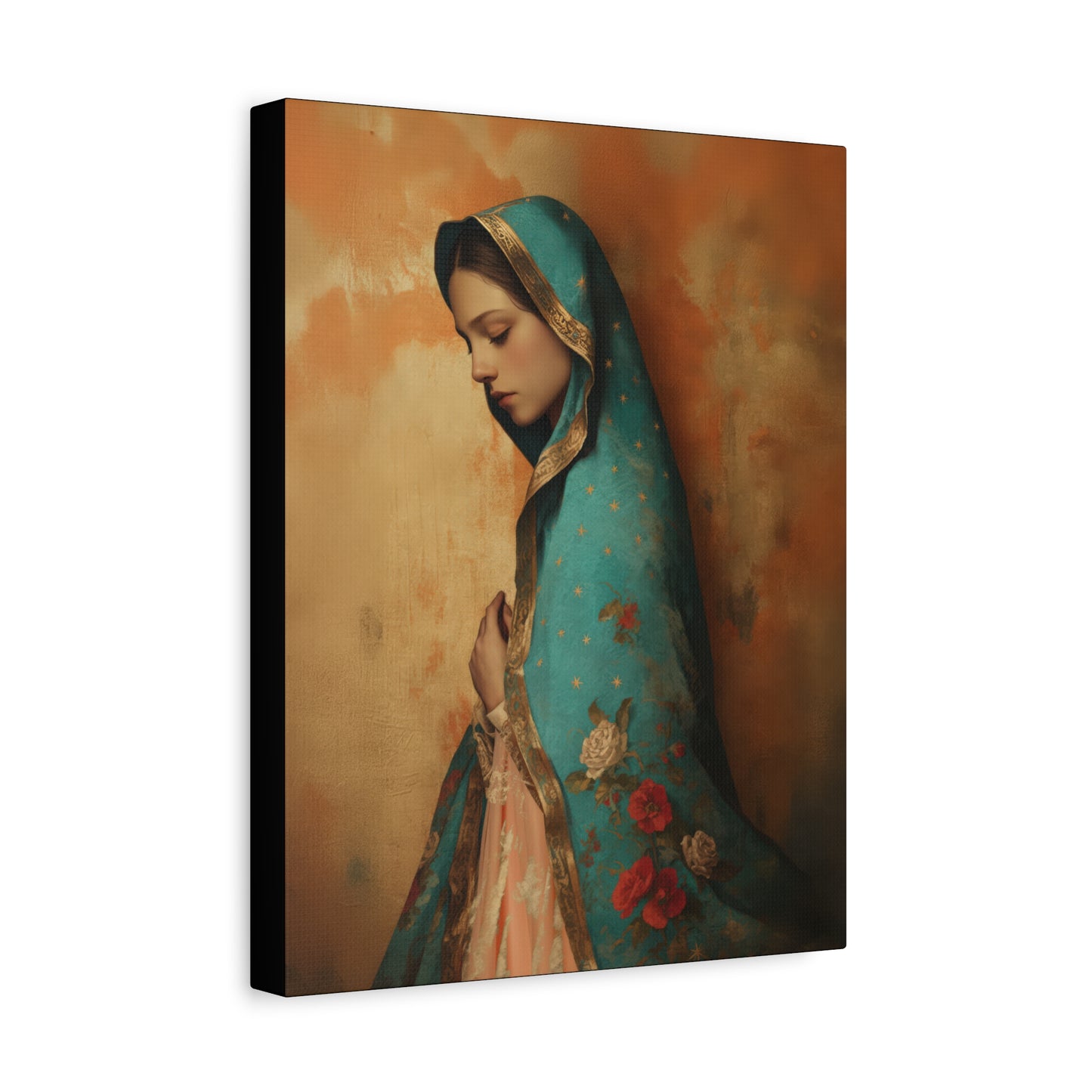 Our Lady of Guadalupe - Gallery Wrapped Canvas - Print - Religious Art for your Home - Catholic Art