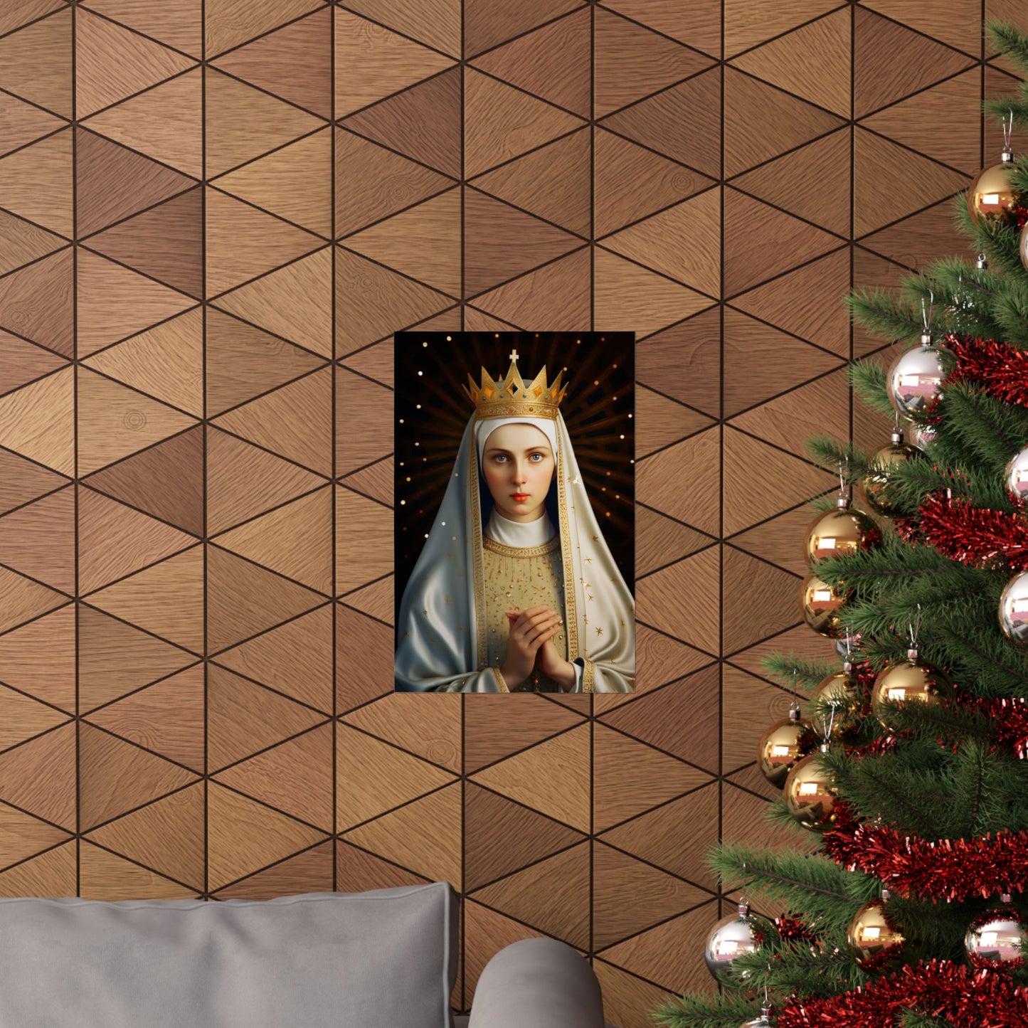 Saint Kinga of Poland - Sanctified Souls Print - Multiple Sizes - Premium Matte Vertical Posters - Catholic Religious Art for the home