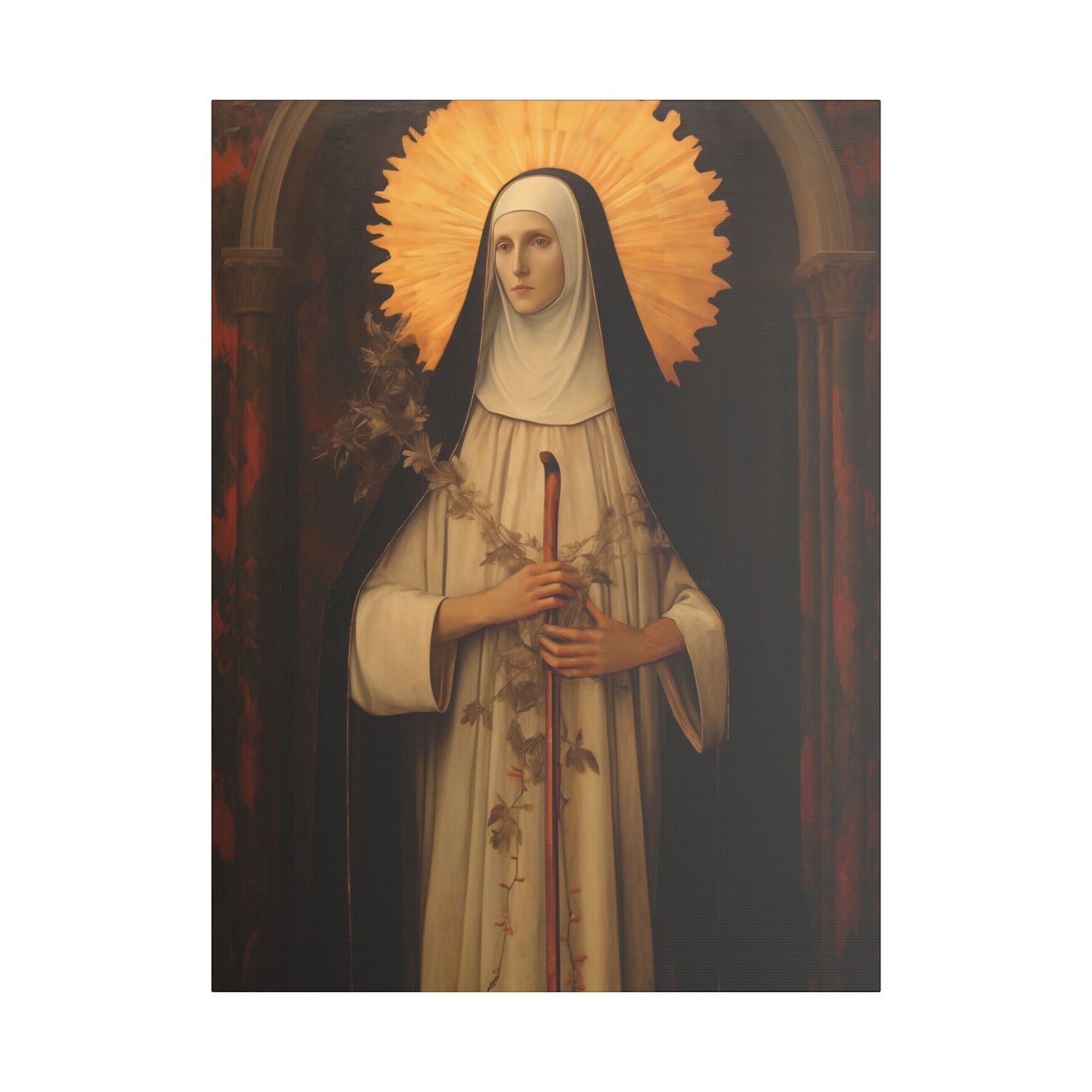 Saint Margaret of Castello - Museum Wrapped Canvas - Sanctified Souls Print - Religious Art for your Home - Blessed Margaret of Castello