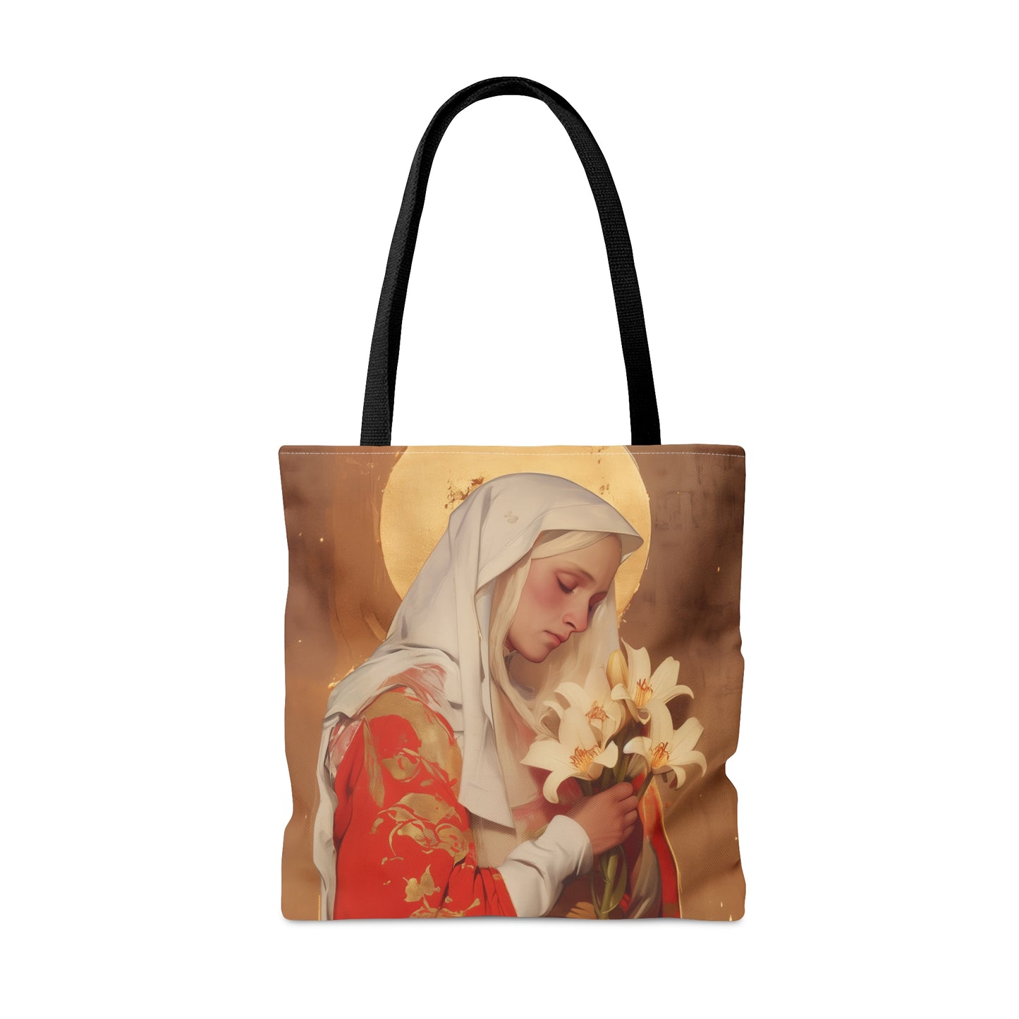 Saint Faith of Agen - Tote Bag - Large Medium Small Faith Art Bag - Catholic Faith Purse